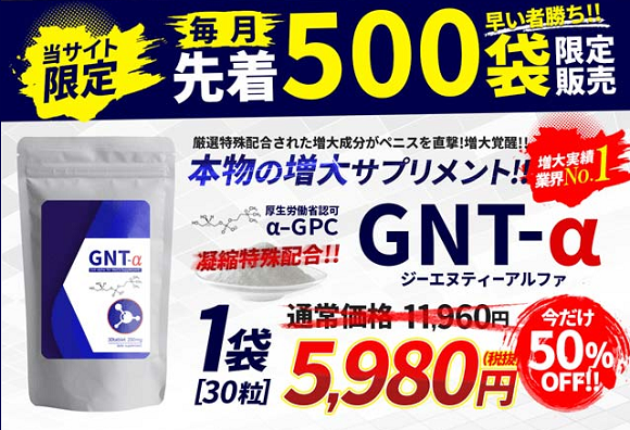 GNT-αの料金